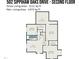 Second floor plan featuring bedrooms, bathrooms, walk-in closets, attic, and storage space at 502 Sippihaw Oaks Dr, Fuquay Varina, NC 27526