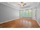 Spacious bedroom with hardwood floors, tray ceilings and natural light at 5900 Orchid Valley Rd, Raleigh, NC 27613