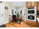 Charming breakfast nook with bay windows offers a cozy spot to relax in this sun-filled kitchen at 9026 Privette Hill Ln, Spring Hope, NC 27882