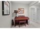 Hallway with a piano and art at 95 Little Leaf Lane Ln, Clayton, NC 27527
