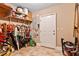 Storage room in an unfinished basement at 955 Sagamore Dr, Louisburg, NC 27549