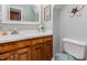Bathroom featuring toilet, sink and vanity at 1020 Retriever Ln, Raleigh, NC 27603