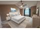 Comfortable main bedroom featuring vaulted ceilings and lots of natural light at 1020 Retriever Ln, Raleigh, NC 27603