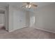 Bedroom with neutral walls, carpet, and large closets at 120 Stillmeadow Dr, Louisburg, NC 27549