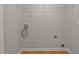 Empty laundry room with a wire rack and hookups at 120 Stillmeadow Dr, Louisburg, NC 27549