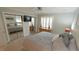 Spacious bedroom featuring mirrored closets, neutral tones and comfortable furniture at 1415 Quarter Pt, Raleigh, NC 27615