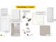Select Package 11 bathroom with gray countertop, white sink, and brushed nickel hardware at 152 Parker Ln, Mebane, NC 27302