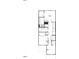 Second floor floorplan of the house with bedrooms and bathrooms at 152 Parker Ln, Mebane, NC 27302