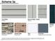 Exterior material samples for siding, brick, trim, and shutter options at 2322 Sugar Cone Way, Fuquay Varina, NC 27526
