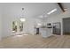 Bright kitchen features an island, stainless steel appliances and lots of natural light at 2941 Golden Oak Ct Ct, Raleigh, NC 27603