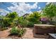 Backyard oasis with a brick patio, hot tub, and lush landscaping creating a private retreat at 315 Oakwood Ave, Raleigh, NC 27601