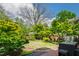 Expansive backyard featuring lush greenery and a patio area perfect for outdoor entertaining at 315 Oakwood Ave, Raleigh, NC 27601