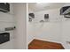 Spacious walk-in closet with ample shelving and hanging space, perfect for organization and storage at 36 Argonaut Dr, Durham, NC 27705