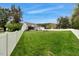 Expansive fenced backyard with lush green grass, perfect for outdoor activities and relaxation at 4304 S Greg Allen Way, Oxford, NC 27565