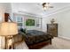 Comfortable main bedroom with soft carpet, neutral colors and natural light at 4304 S Greg Allen Way, Oxford, NC 27565