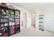 Bedroom with book shelves and a display case at 5217 Invention Way, Raleigh, NC 27616
