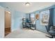 Bedroom with two desks and shelving at 5217 Invention Way, Raleigh, NC 27616