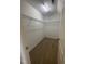 Walk in closet with rod iron shelving at 66 Saddle Ln, Lillington, NC 27546