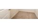 A small room or space with carpet and white trim, as seen by the interior door at 67 Fern Ridge Dr, Cameron, NC 28326