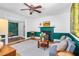 Inviting living room area with fireplace, soft rug, and cozy furniture at 7110 Hunter Hill Rd, Rocky Mount, NC 27804