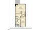 This is the floor plan for the first floor of the house with the garage, kitchen and Gathering room at 743 Silver Stream Ln, Cary, NC 27519