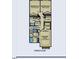 This is the upper floor plan with an owner's suite and 2 bedrooms, and 2 baths at 743 Silver Stream Ln, Cary, NC 27519