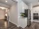 Well-designed kitchen area with stainless steel appliances, ample cabinetry, and seamless integration with the home's layout at 781 Cormiche Ln, Wake Forest, NC 27587