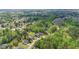 Aerial view of a residential area showcasing the neighborhood's layout and abundant greenery at 8016 Parker Mill Trl, Fuquay Varina, NC 27526