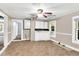 Kitchen features basic white cabinets and essential appliances, ready for a makeover at 8175 Nc 27 E, Coats, NC 27521