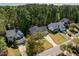 Beautiful aerial shot of the neighborhood and the community at 103 Caymus Ct, Cary, NC 27519
