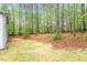 A sprawling backyard showcases mature trees, open lawn, and plenty of room at 103 Caymus Ct, Cary, NC 27519