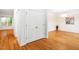 Spacious bedroom with hardwood floors, ample closet space, and natural light at 103 Caymus Ct, Cary, NC 27519