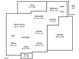 Main level floor plan with kitchen, living area, and access to a deck at 103 Caymus Ct, Cary, NC 27519