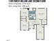 Second floor layout featuring bedrooms, bathrooms, a bonus room and a walk-in closet at 1109 Forest Willow Ln, Morrisville, NC 27560