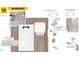Selections of neutral toned bathroom elements including faucets, cabinetry, and light fixtures at 130 Chestnut Oak Ln, Lillington, NC 27546