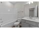 Bathroom with a tub and a single sink vanity at 170 Brookhaven Dr, Spring Hope, NC 27882