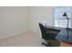Cozy office space with a desk, chair, and natural light, perfect for working from home at 1914 Woodsdale Dr, Durham, NC 27703