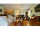 Open-concept layout with a view of the kitchen and living area, perfect for entertaining at 201 Blithe Pl, Morrisville, NC 27560