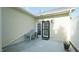 Cozy patio space perfect for outdoor relaxation with a table and chairs at 201 Blithe Pl, Morrisville, NC 27560
