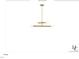 Dining room features a modern, gold chandelier with horizontal lights at 406 Columbia Dr, Raleigh, NC 27604