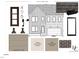 Exterior elevation options for a new home including siding, soffit, garage door, and front door styles at 406 Columbia Dr, Raleigh, NC 27604