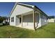 Backyard with a covered patio at 49 Heatherglenn Cir, Princeton, NC 27569