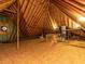 Unfinished attic space with exposed beams and plenty of potential at 4912 Sunset Forest Cir, Holly Springs, NC 27540