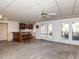 A finished basement rec room offers a wet bar and access to the deck at 4912 Sunset Forest Cir, Holly Springs, NC 27540