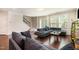 Cozy living room featuring hardwood floors, neutral walls, and a comfortable sofa at 521 Rockcastle Dr, Cary, NC 27519