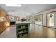 Open kitchen featuring a spacious center island and stainless steel appliances at 5401 Friends School Rd, Durham, NC 27705