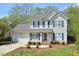 Charming two-story home with a manicured lawn and inviting curb appeal, perfect for Gathering living at 600 Old Farm Rd Rd, Graham, NC 27253