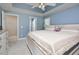 Relaxing main bedroom with trey ceilings and ensuite bathroom at 600 Old Farm Rd Rd, Graham, NC 27253