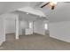 Bright bonus room features neutral carpet and white trim at 613 Holly Thorn, Holly Springs, NC 27540