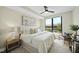 Bright bedroom with large windows, stylish furniture, and a relaxing atmosphere at 615 W Peace St # 201, Raleigh, NC 27605